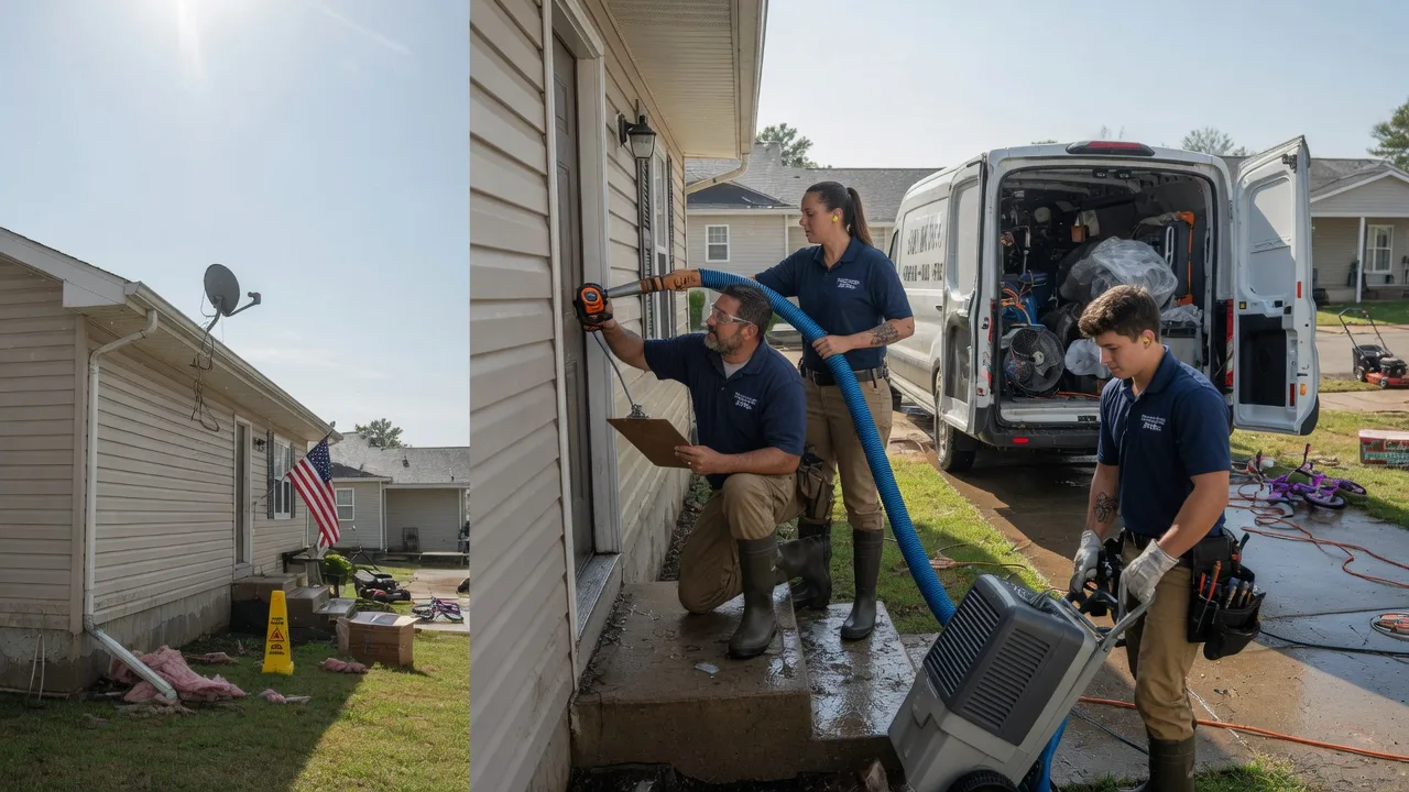 Ceiling Water Damage Restoration in Greenbrier, AR near me